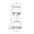 Compresseur d'air à membrane JDK-S-100 SECOH BIBUS
